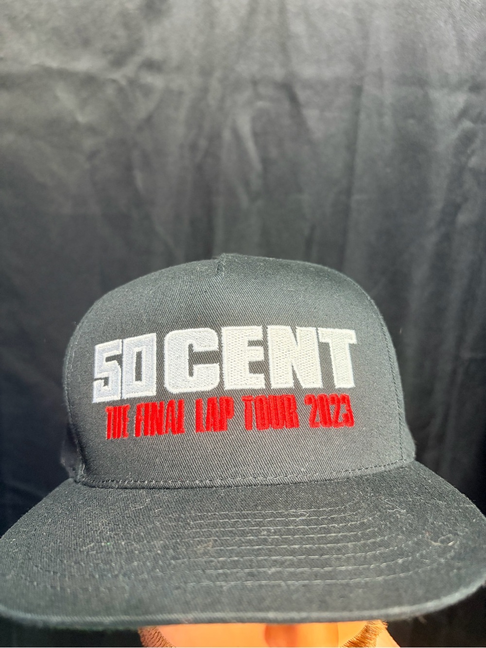The Classic Black 50CENT 'The Final Lap Tour 2023' Snapback Hat